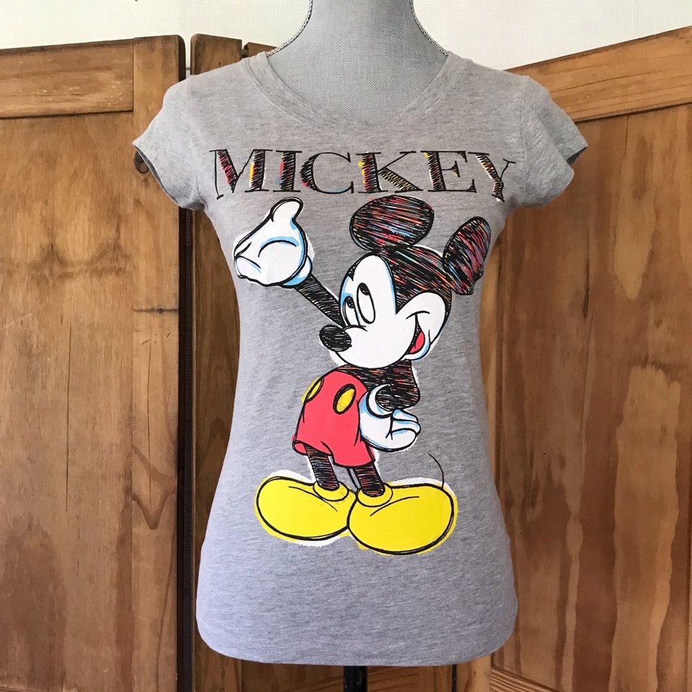 Disney Mickey Mouse Short Sleeve T-Shirt - Picture 2 of 6